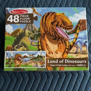 Melissa & Doug Dinosaur Adventure Floor Puzzle